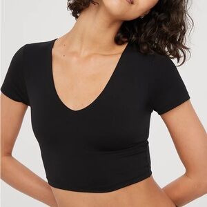 OFFLINE Aerie Real Me V Neck T Shirt